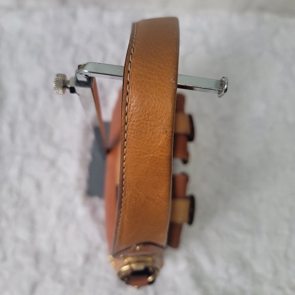 Michael Kors Y2K Double Tone Brown Leather Shoulder Bag - Picture 10 of 16